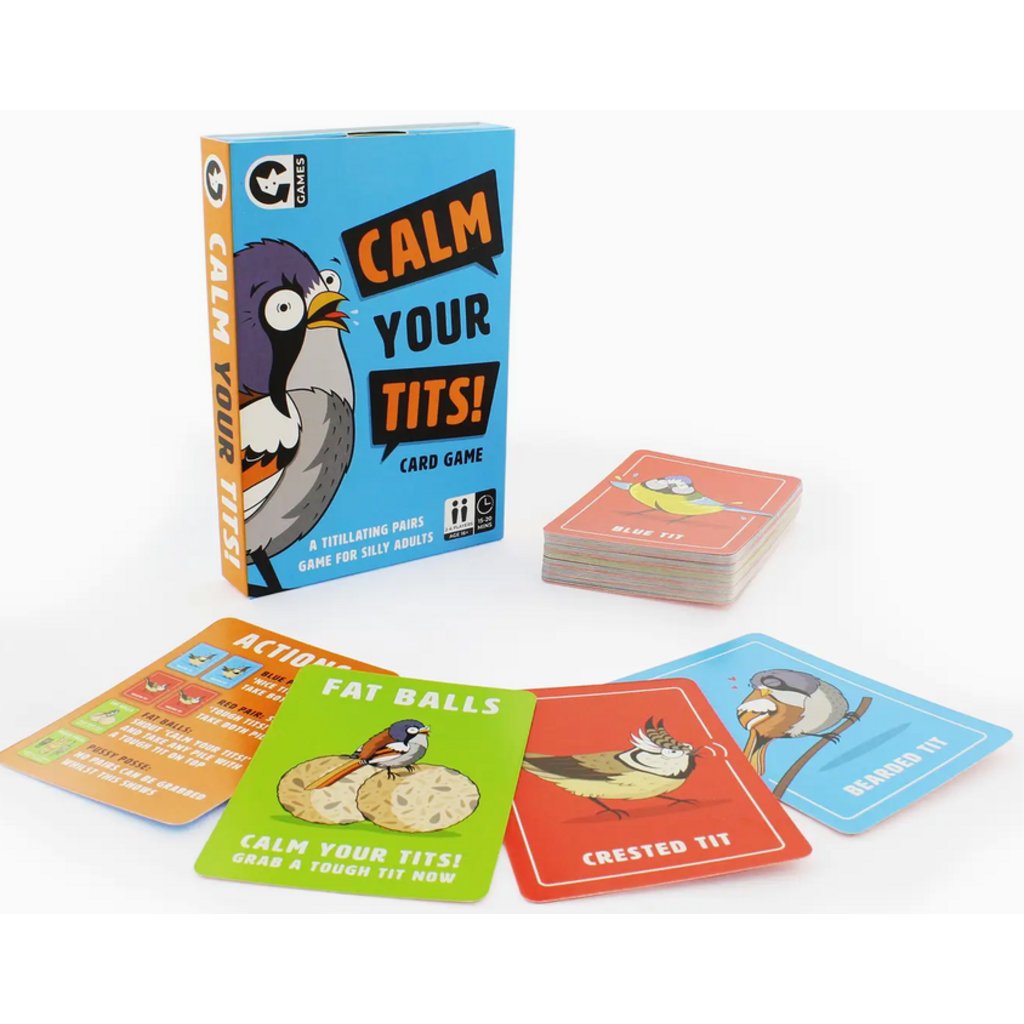 GINGER FOX CALM YOUR TITS! CARD GAME