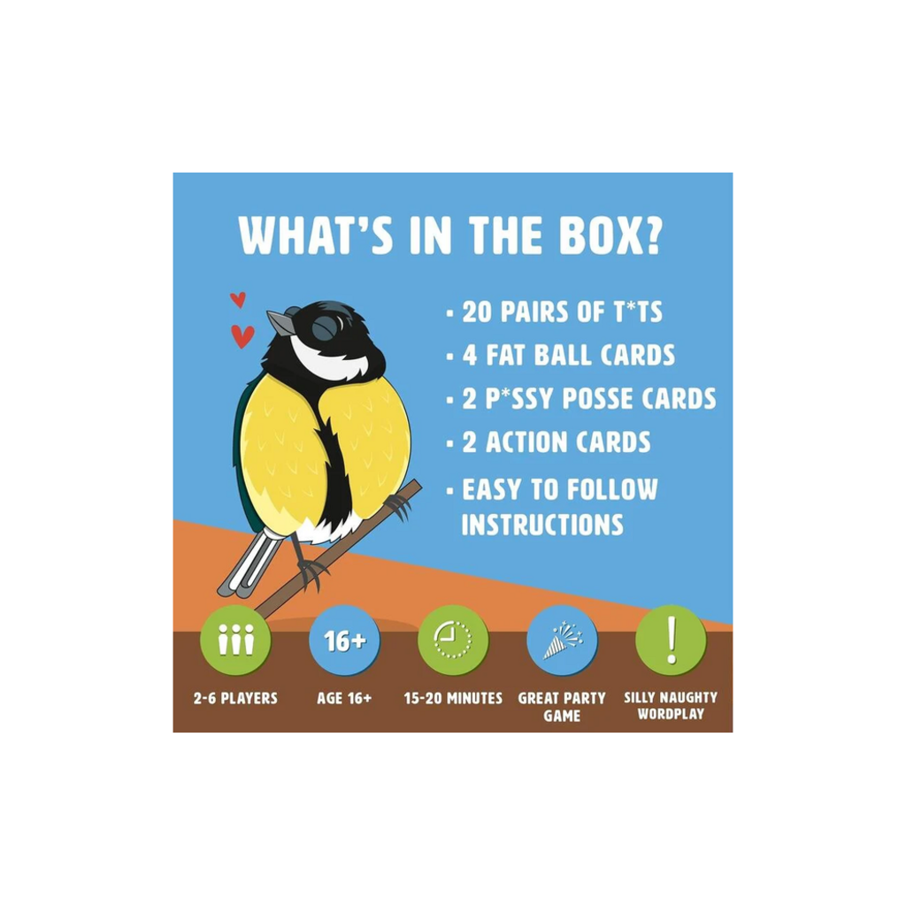 GINGER FOX CALM YOUR TITS! CARD GAME