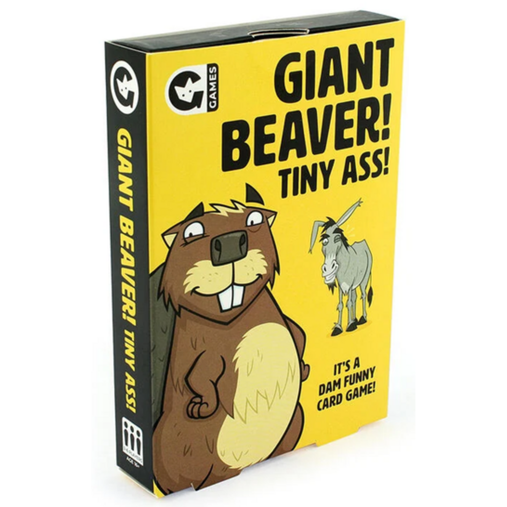 GINGER FOX GIANT BEAVER! TINY ASS! CARD GAME