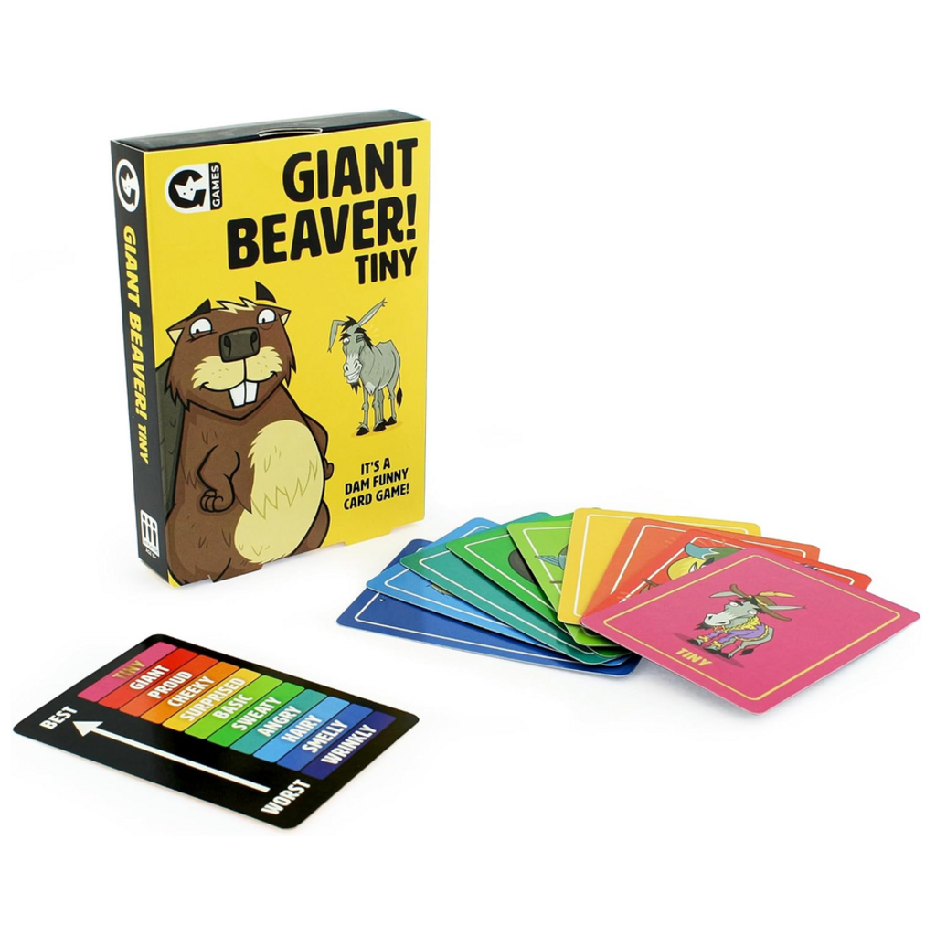 GINGER FOX GIANT BEAVER! TINY ASS! CARD GAME