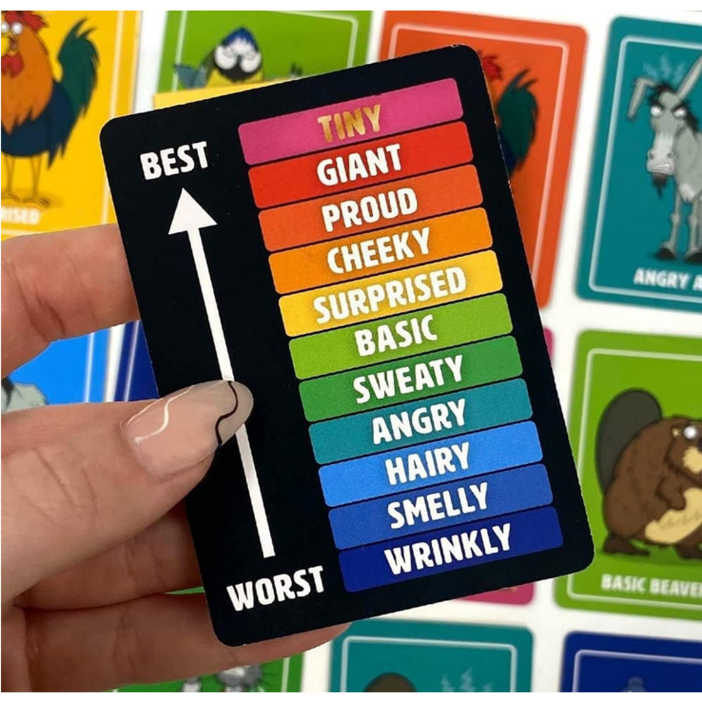 GINGER FOX GIANT BEAVER! TINY ASS! CARD GAME