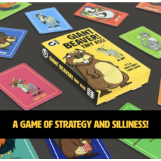 GINGER FOX GIANT BEAVER! TINY ASS! CARD GAME