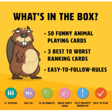 GINGER FOX GIANT BEAVER! TINY ASS! CARD GAME