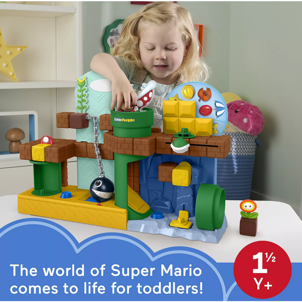LITTLE PEOPLE LITTLE PEOPLE MY MARIO MARTIO’S ADVENTURE PLAYSET
