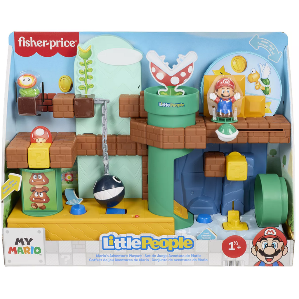 LITTLE PEOPLE LITTLE PEOPLE MY MARIO MARTIO’S ADVENTURE PLAYSET