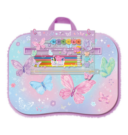 HOT FOCUS TIE DYE BUTTERFLY COMFY LAP DESK