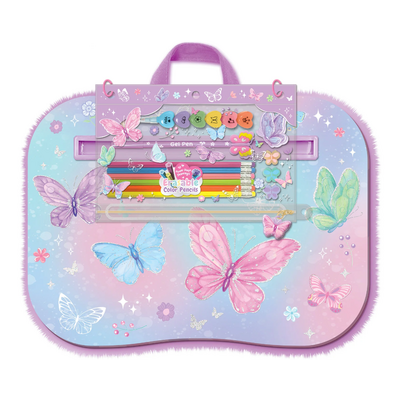 HOT FOCUS TIE DYE BUTTERFLY COMFY LAP DESK