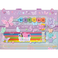 HOT FOCUS TIE DYE BUTTERFLY COMFY LAP DESK