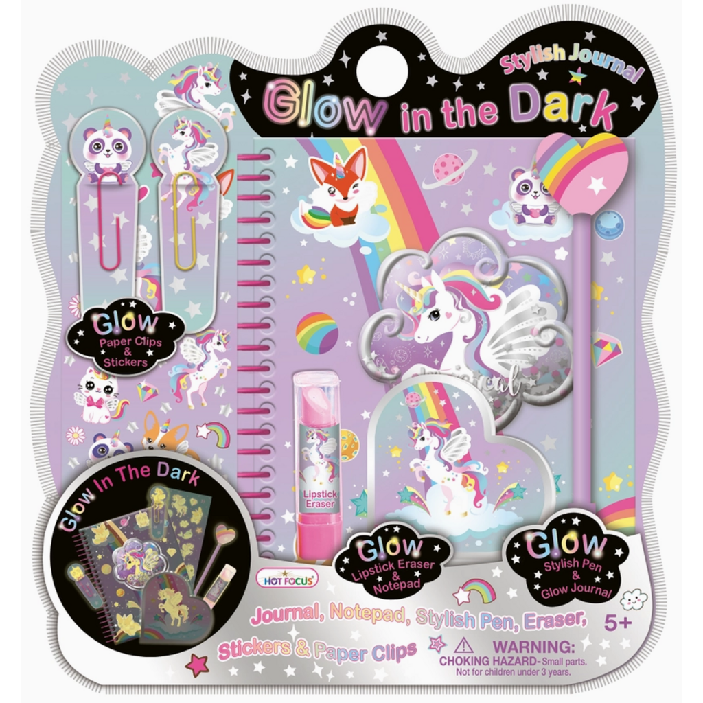 HOT FOCUS STYLISH GLOW IN THE DARK JOURNAL
