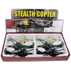 MASTER TOY STEALTH HELICOPTER LIGHT & SOUND