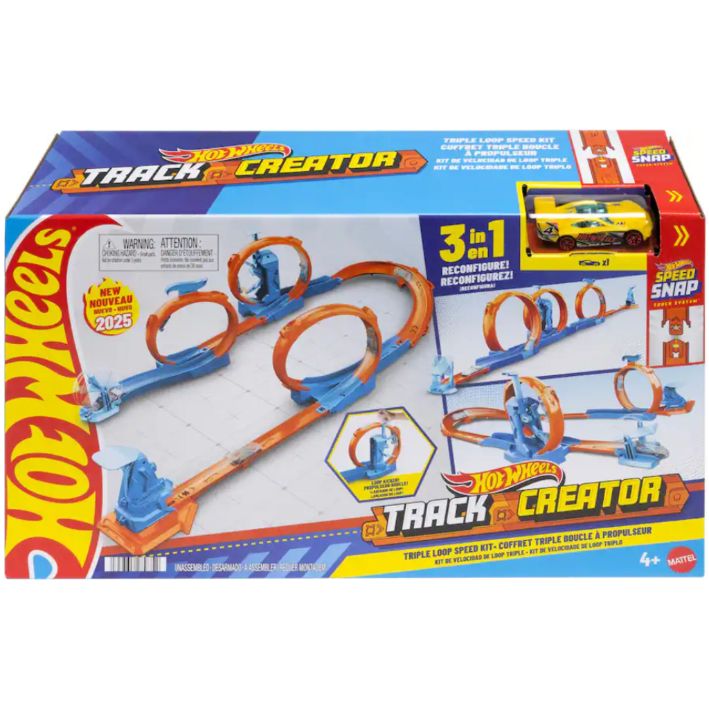 HOT WHEELS HOT WHEELS TRACK CREATOR TRIPLE LOOP SPEED KIT