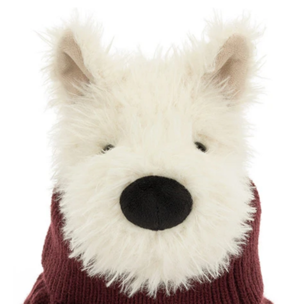 JELLY CAT MUNRO SCOTTIE DOG WINTER JUMPER OUTFIT