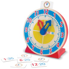 MELISSA AND DOUG TURN & TELL CLOCK