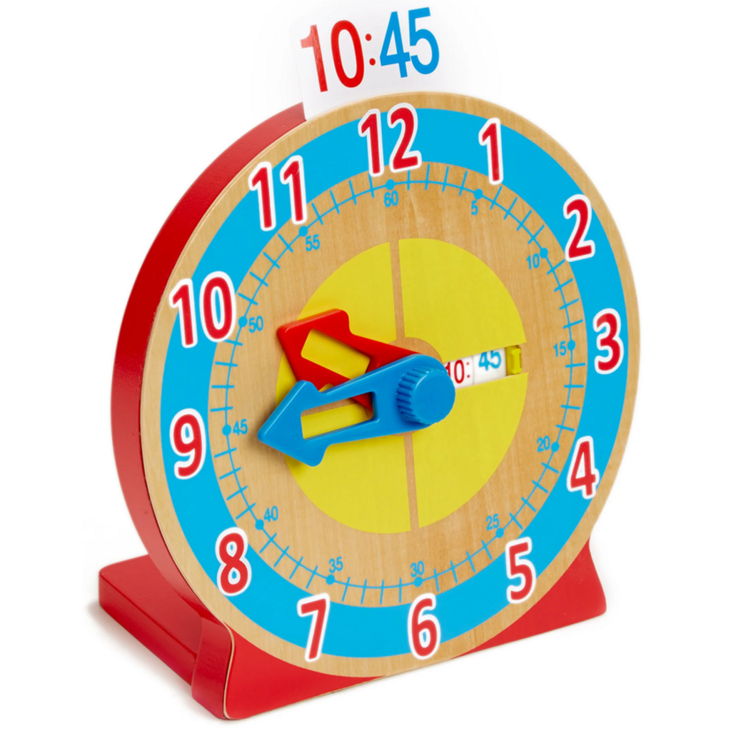 MELISSA AND DOUG TURN & TELL CLOCK