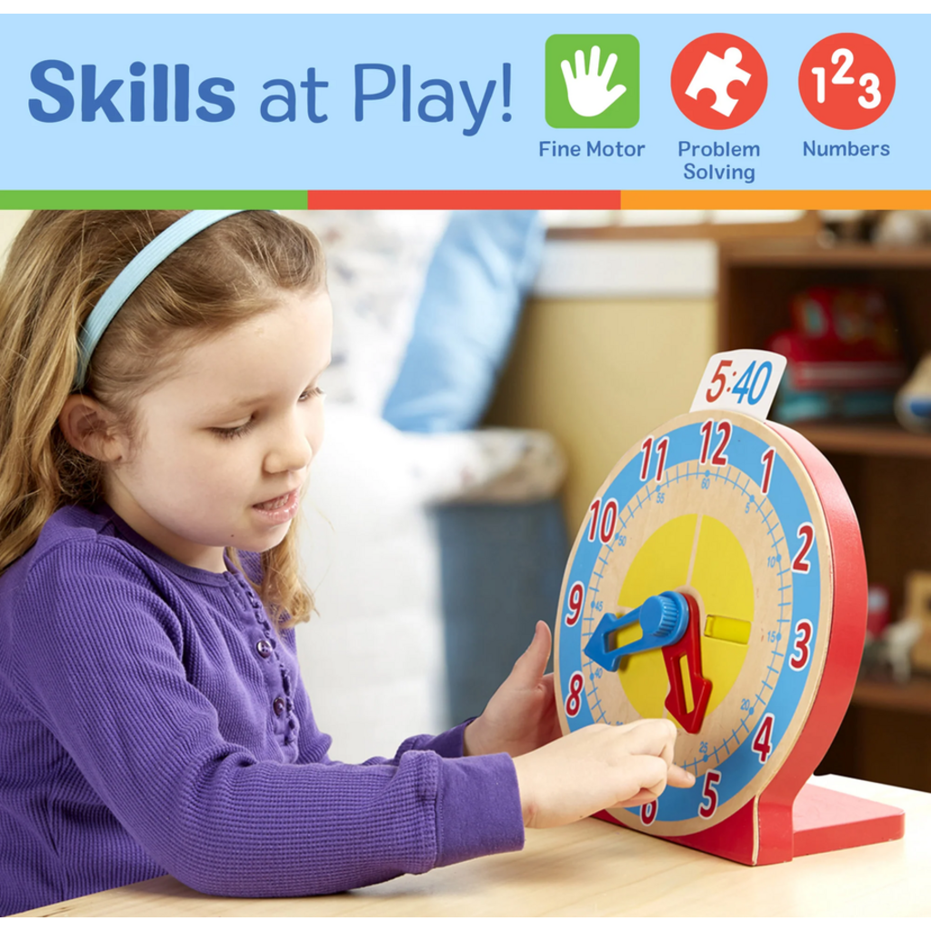 MELISSA AND DOUG TURN & TELL CLOCK