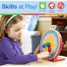 MELISSA AND DOUG TURN & TELL CLOCK