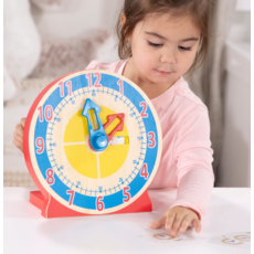 MELISSA AND DOUG TURN & TELL CLOCK