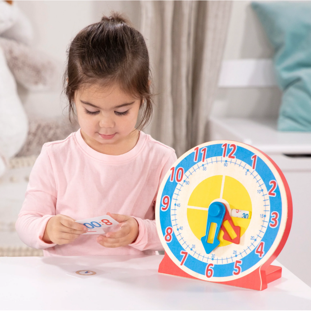 MELISSA AND DOUG TURN & TELL CLOCK