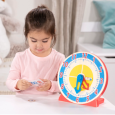 MELISSA AND DOUG TURN & TELL CLOCK