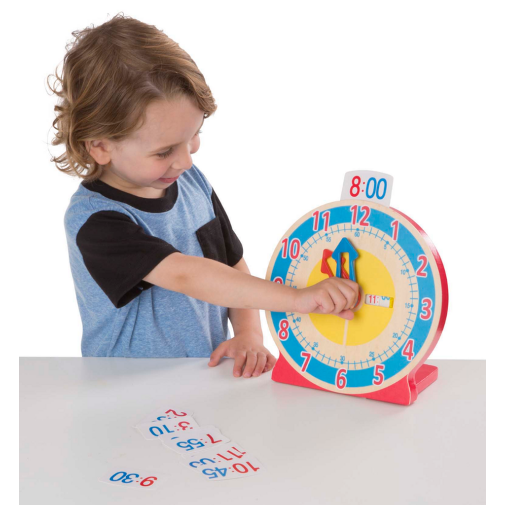 MELISSA AND DOUG TURN & TELL CLOCK