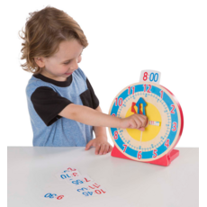 MELISSA AND DOUG TURN & TELL CLOCK