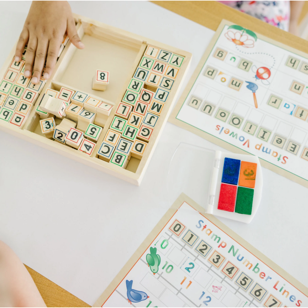 DELUXE WOODEN STAMP SET