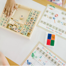 DELUXE WOODEN STAMP SET