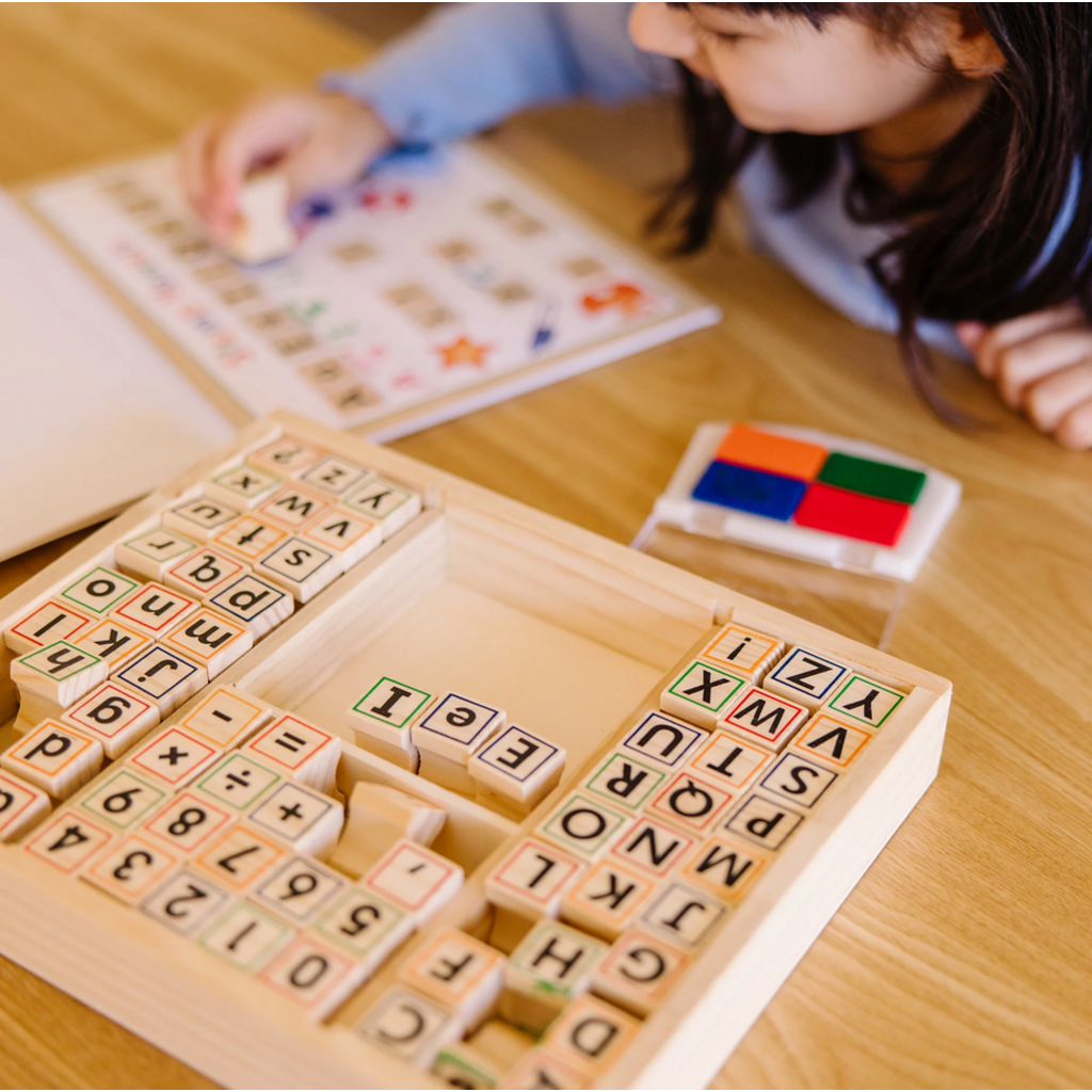 DELUXE WOODEN STAMP SET