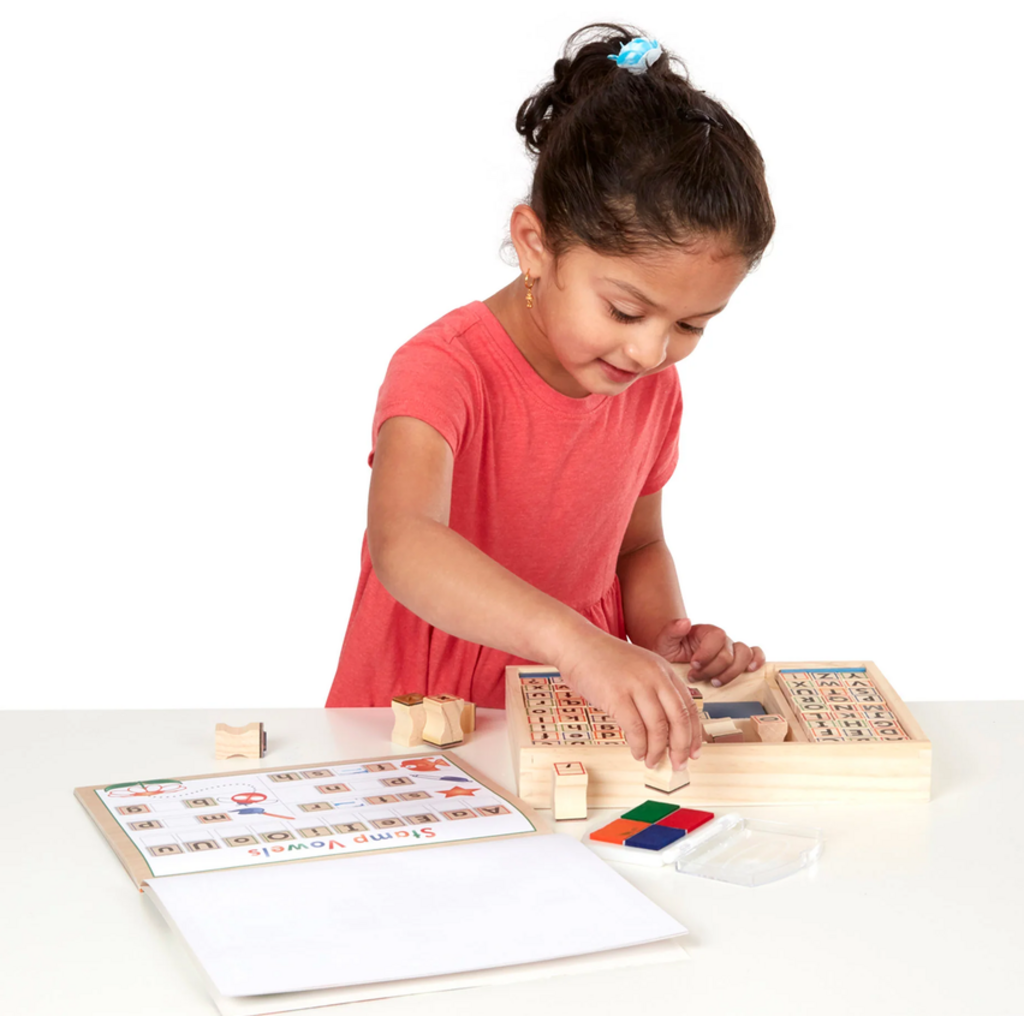 DELUXE WOODEN STAMP SET