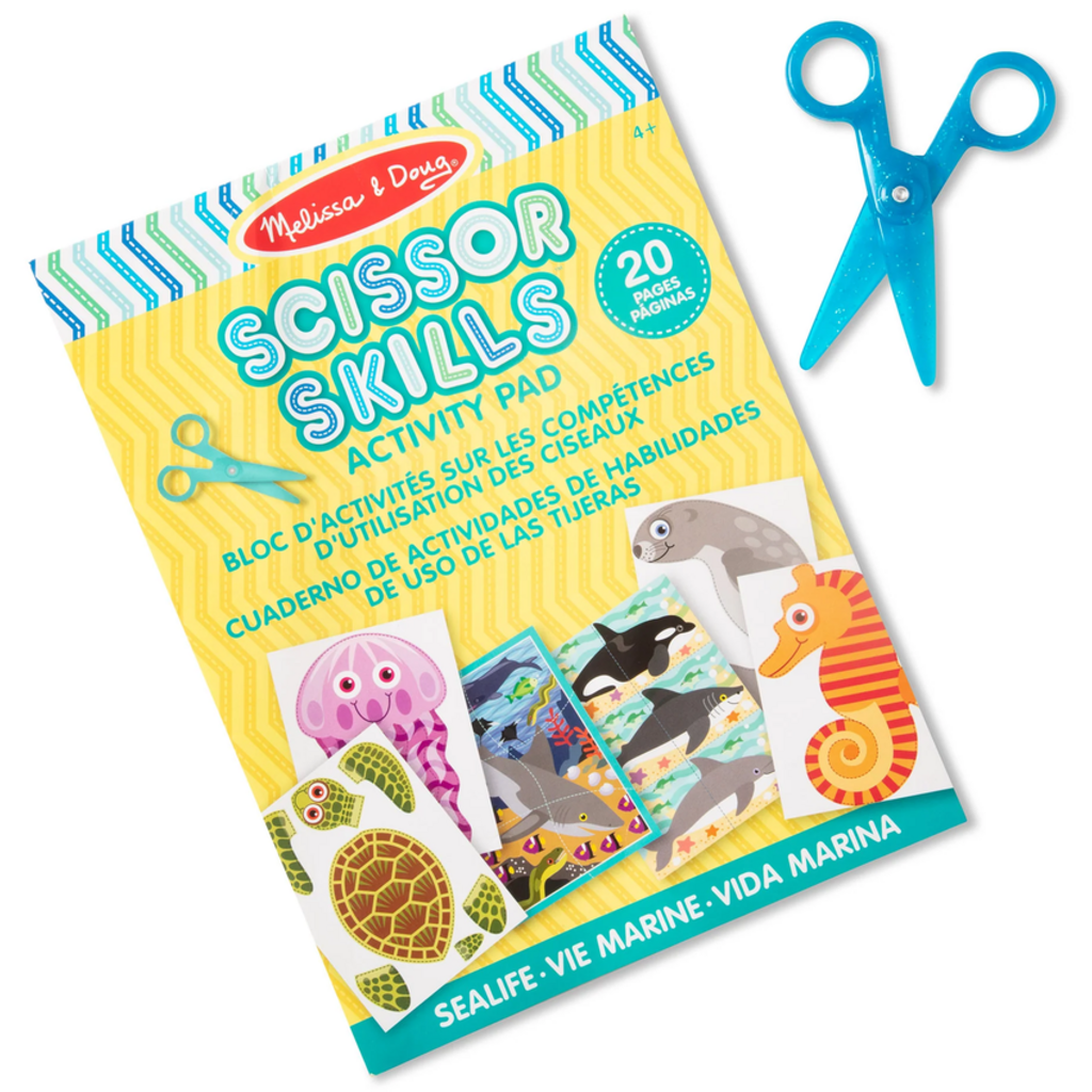 MELISSA AND DOUG SEA LIFE SCISSOR SKILLS ACTIVITY PAD