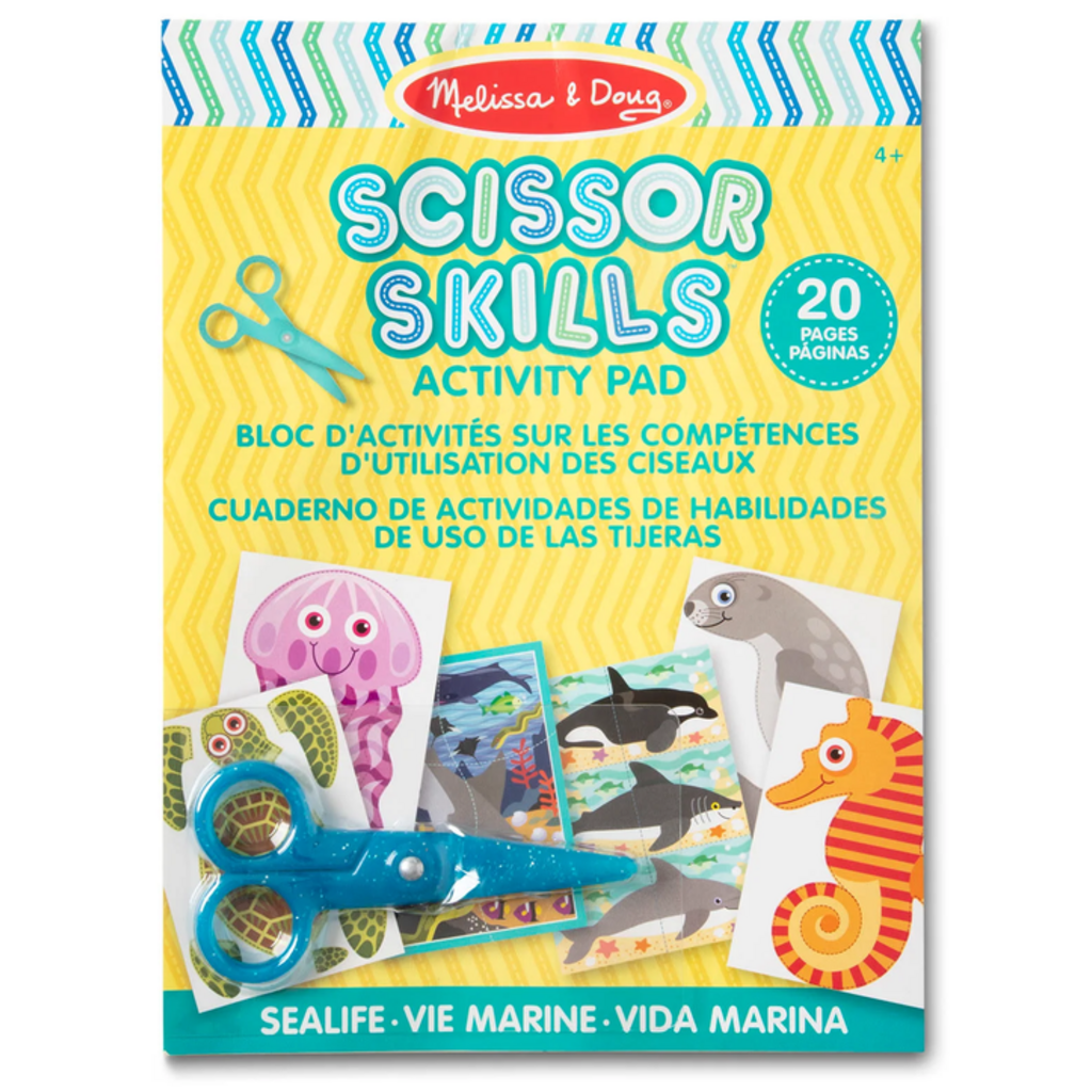 MELISSA AND DOUG SEA LIFE SCISSOR SKILLS ACTIVITY PAD