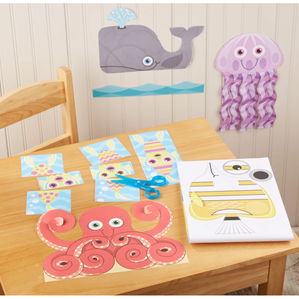 MELISSA AND DOUG SEA LIFE SCISSOR SKILLS ACTIVITY PAD