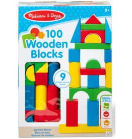 MELISSA AND DOUG 100 WOODEN BLOCKS
