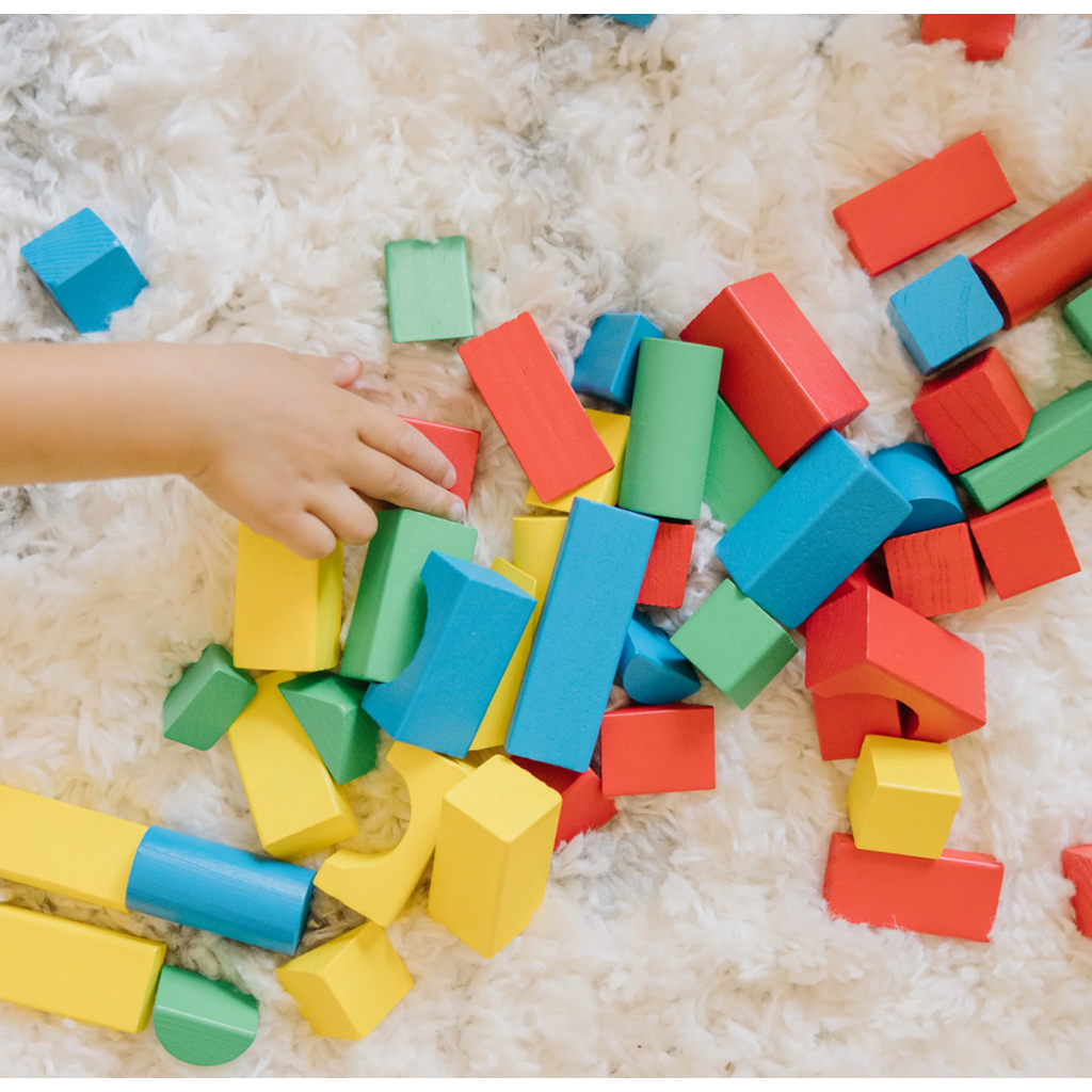 MELISSA AND DOUG 100 WOODEN BLOCKS