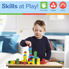 MELISSA AND DOUG 100 WOODEN BLOCKS