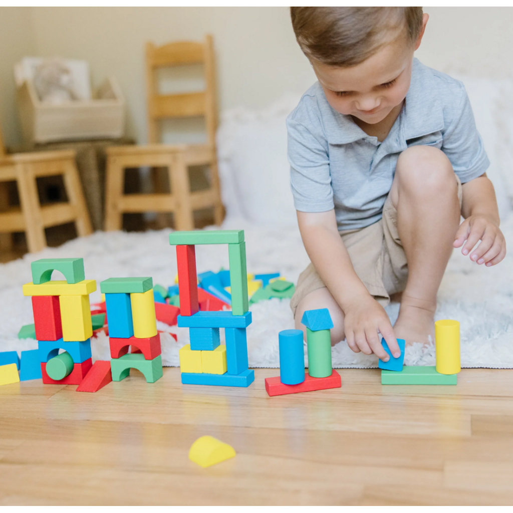 MELISSA AND DOUG 100 WOODEN BLOCKS