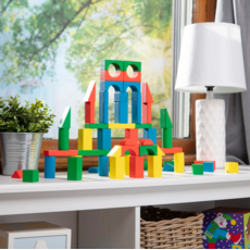 MELISSA AND DOUG 100 WOODEN BLOCKS