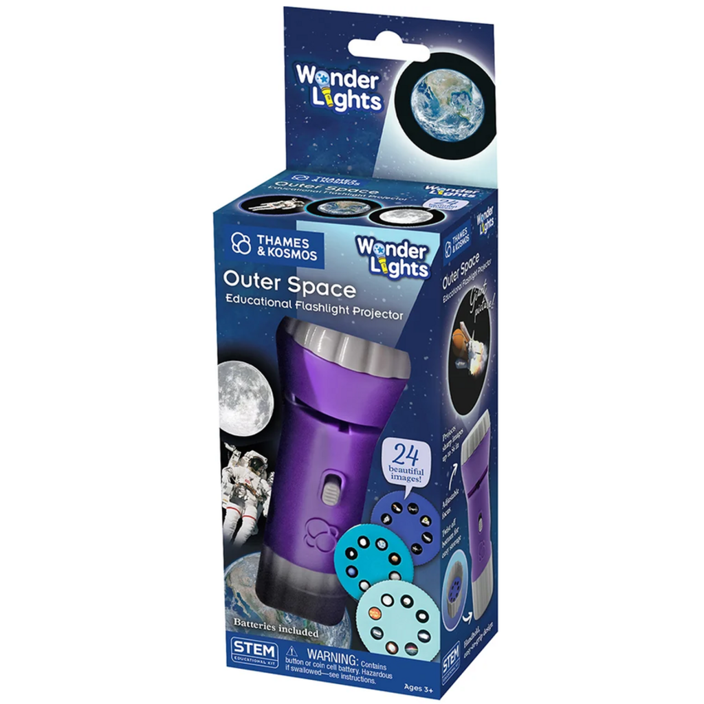 WONDER LIGHTS: OUTER SPACE EDUCATIONAL FLASHLIGHT PROJECTOR