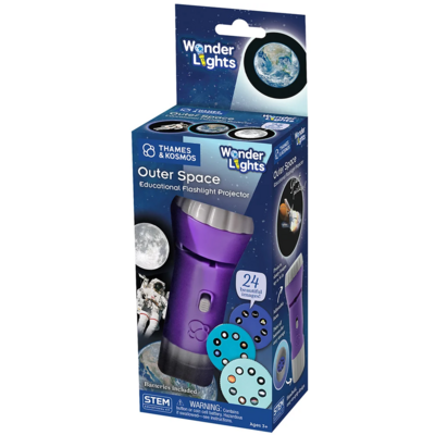 WONDER LIGHTS: OUTER SPACE EDUCATIONAL FLASHLIGHT PROJECTOR