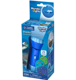 WONDER LIGHTS: SHARKS EDUCATIONAL FLASHLIGHT PROJECTOR
