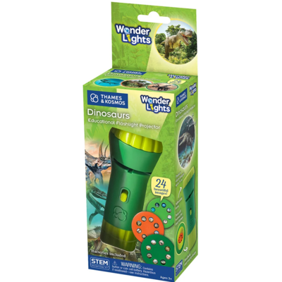 WONDER LIGHTS WONDER LIGHTS: DINOSAURS EDUCATIONAL FLASHLIGHT PROJECTOR