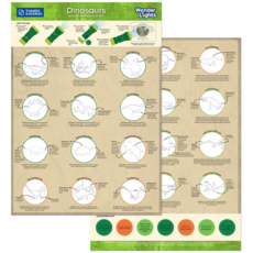 WONDER LIGHTS WONDER LIGHTS: DINOSAURS EDUCATIONAL FLASHLIGHT PROJECTOR