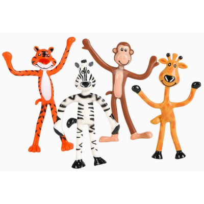 THE TOY NETWORK BENDABLE ZOO ANIMAL