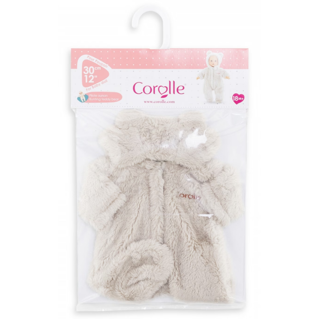 COROLLE 12" DOLL CLOTHES BUNTING TEDDY BEAR