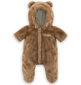 COROLLE 12" DOLL CLOTHES BUNTING BROWN BEAR