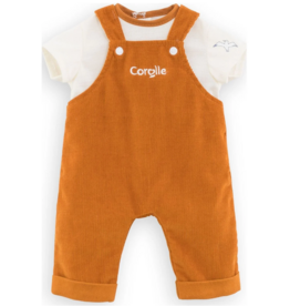 COROLLE 12" DOLL CLOTHES CORDUROY OVERALLS & T-SHIRT*