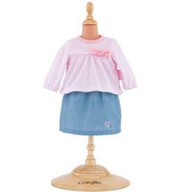 COROLLE 12" DOLL CLOTHES TOP & SKIRT*