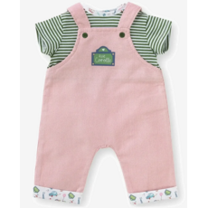 COROLLE 12" DOLL CLOTHES PINK OVERALLS & T-SHIRT