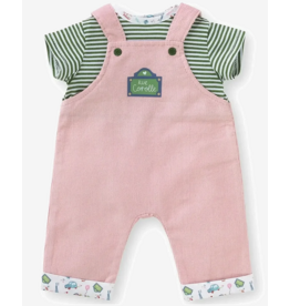 COROLLE 12" DOLL CLOTHES PINK OVERALLS & T-SHIRT