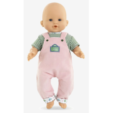 COROLLE 12" DOLL CLOTHES PINK OVERALLS & T-SHIRT